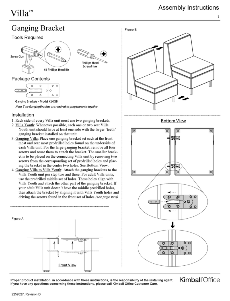 Kimball Office Villa User manual