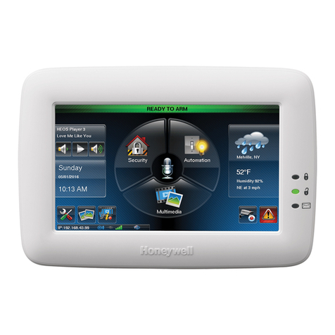 Honeywell Tuxedo Touch Wi-Fi Quick installation guide