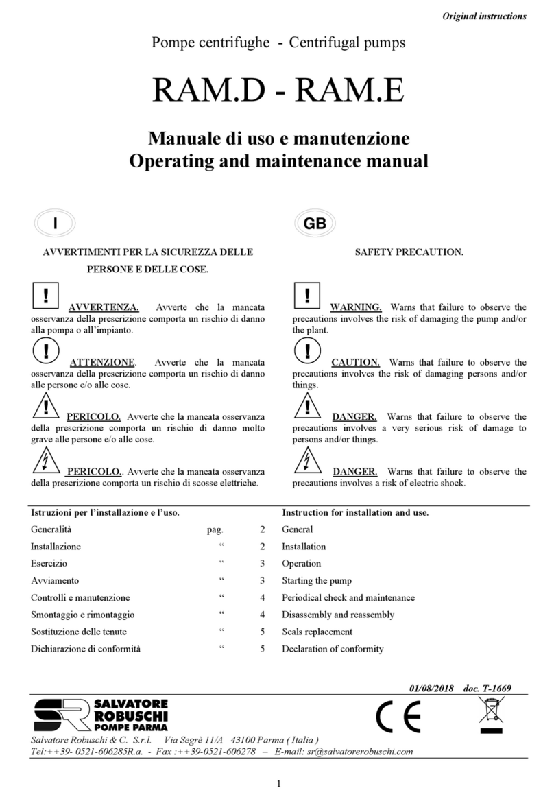 Salvatore Robuschi RAM.D Operating and maintenance manual Salvatore Robuschi RAM.D Operating and maintenance manual