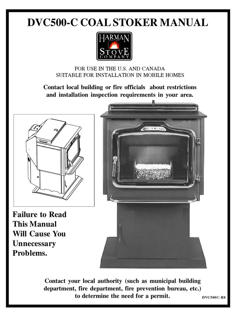 Harman Stove Company DVC500-C manual Harman Stove Company DVC500-C manual