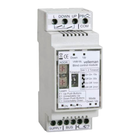 Velleman Velbus VMB1BL User manual