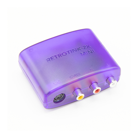 RetroTINK 2X-MINI User manual