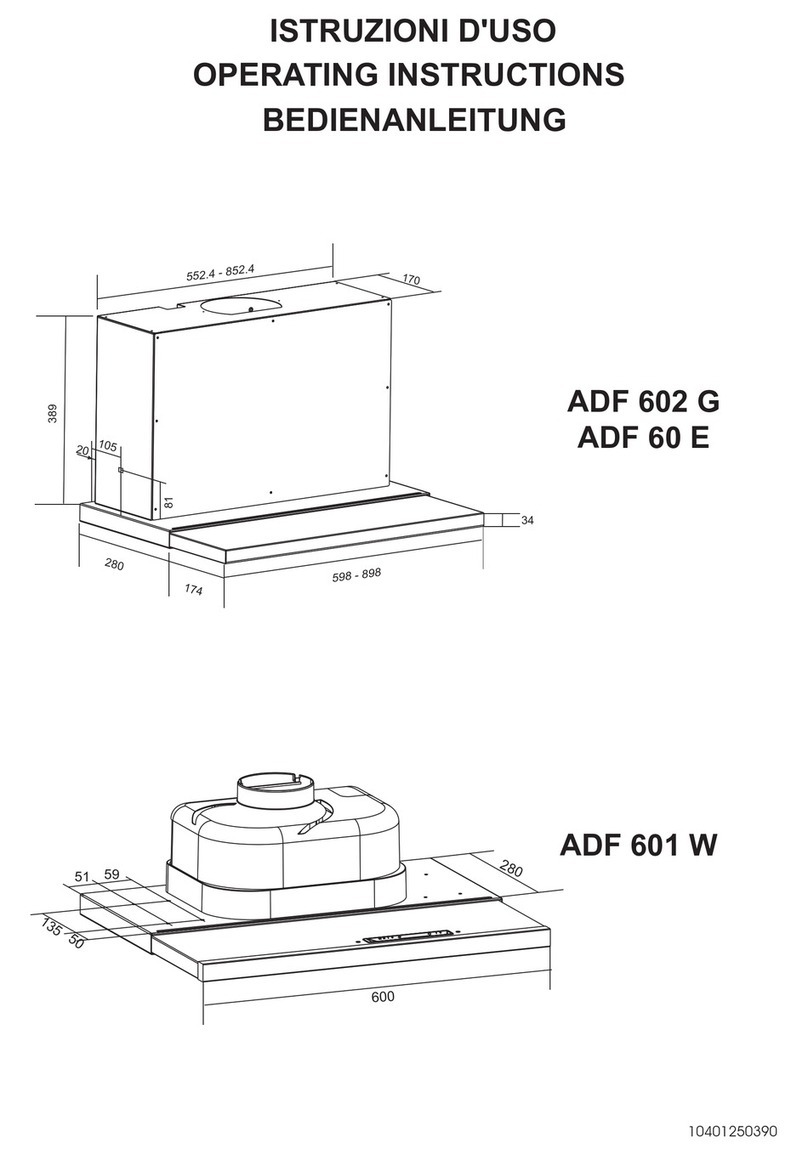 Alno ADF 602 G operating instructions