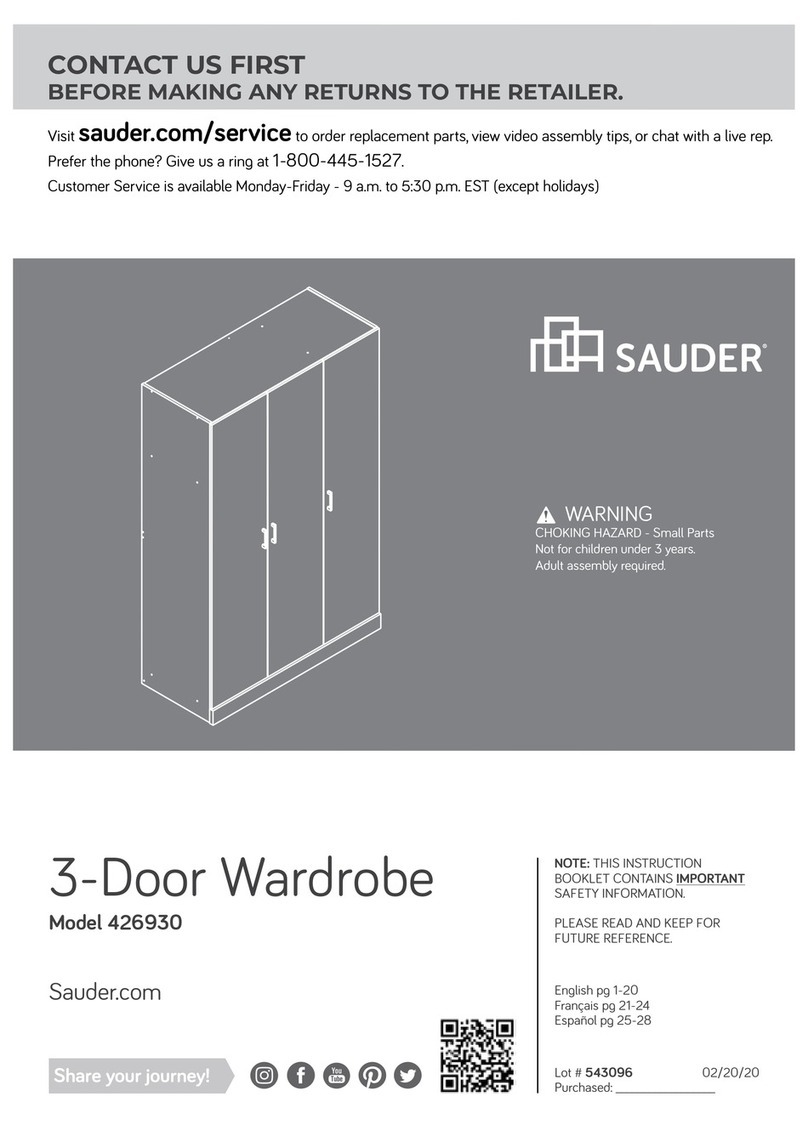 Sauder 426930 User manual