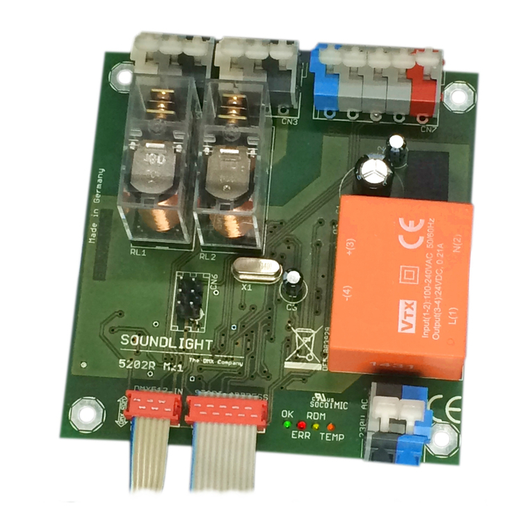 DMX SOUNDLIGHT 5202R-EP User manual