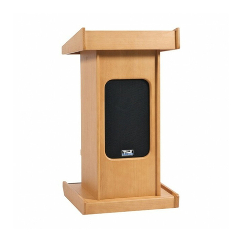 Anchor Admiral Lectern User manual