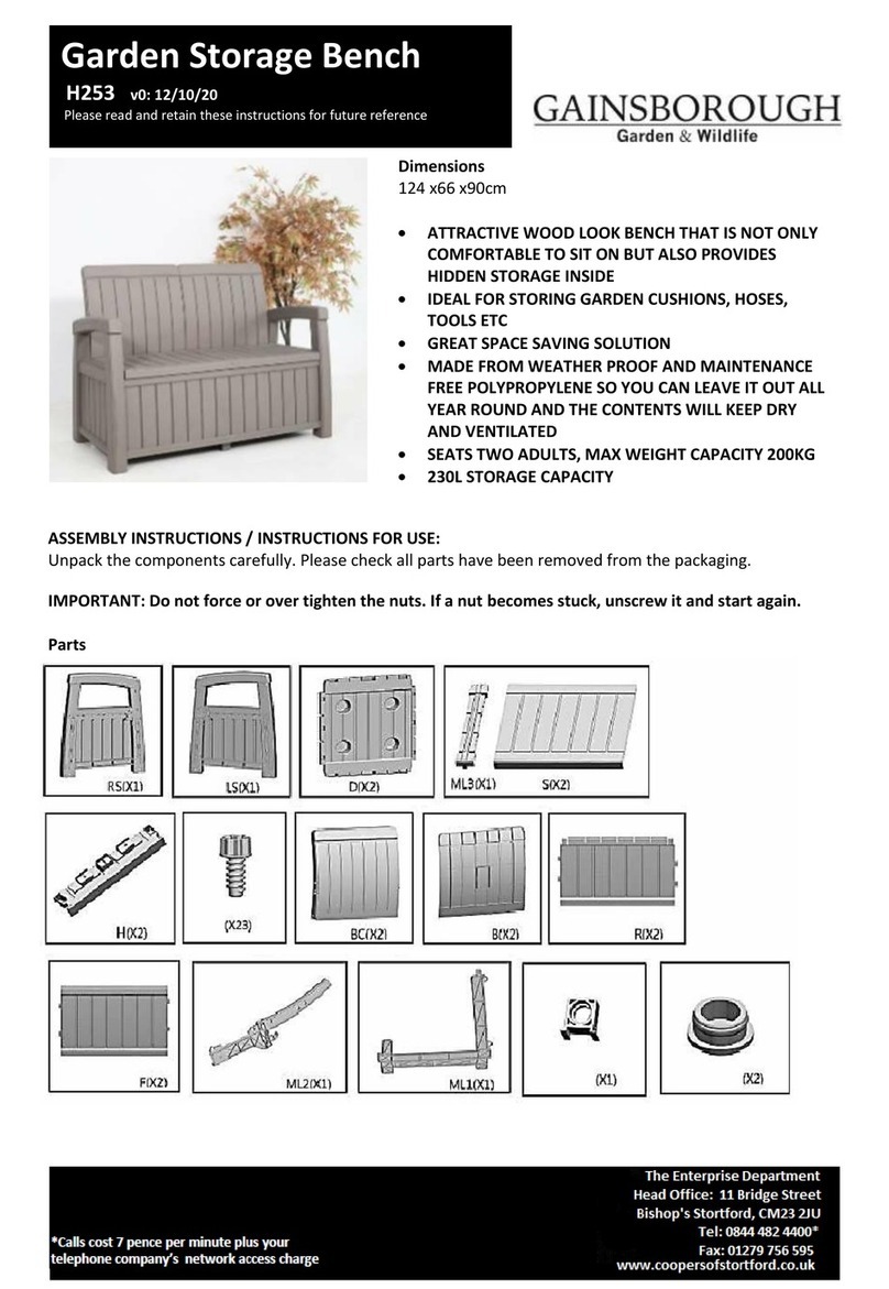 Gainsborough H253 Assembly instructions/Instructions for use