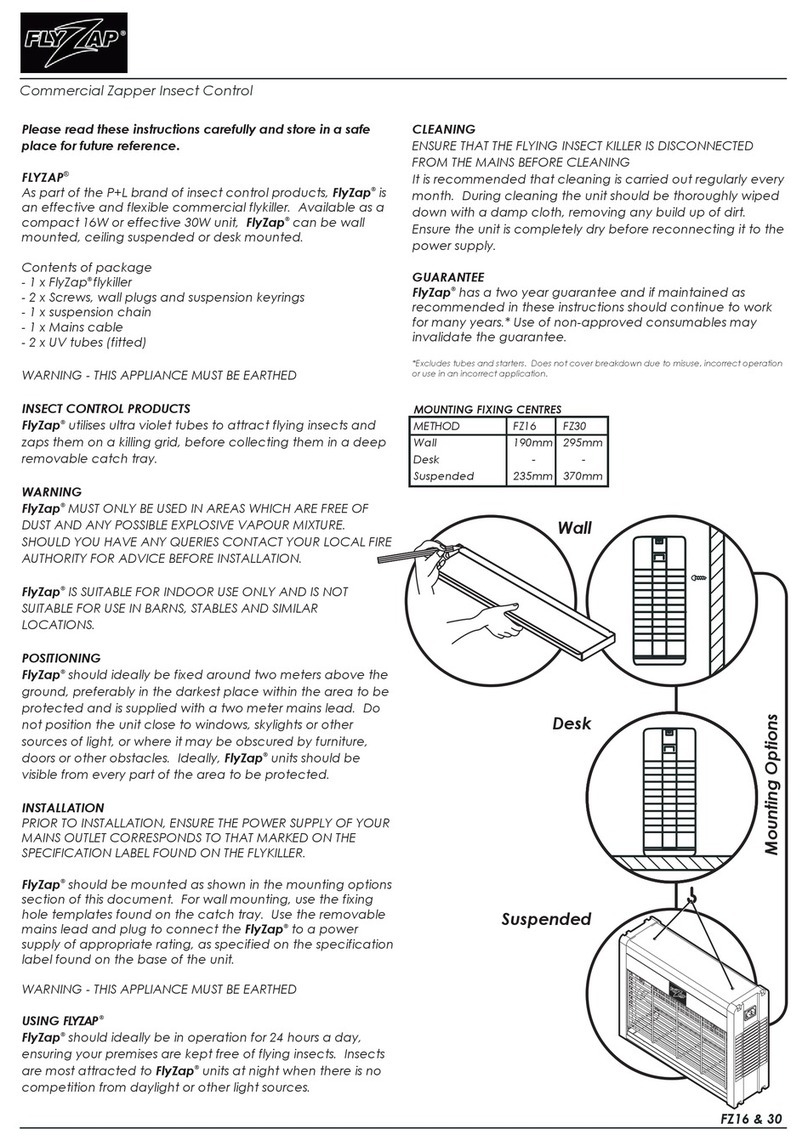 P+L FLYZAP User manual