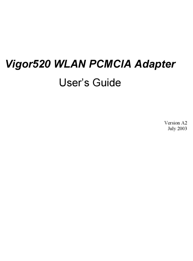 Draytek Vigor520 user guide