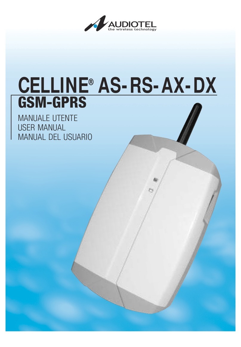 Audiotel CELLINE AS user manual