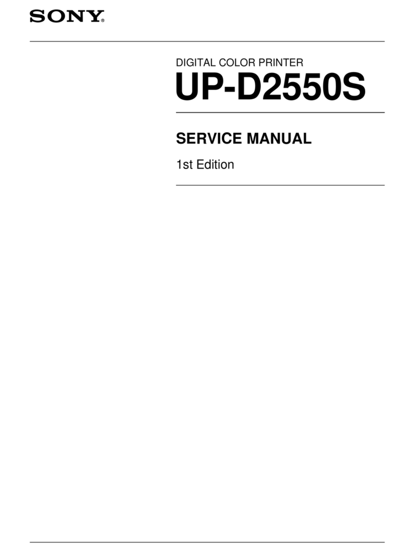 Sony UP-D2550S User manual