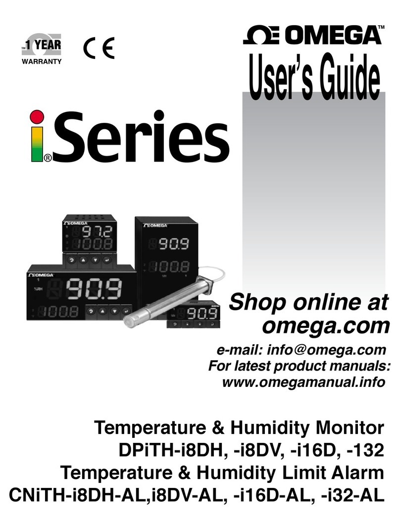 Omega i Series User manual Omega i Series User manual