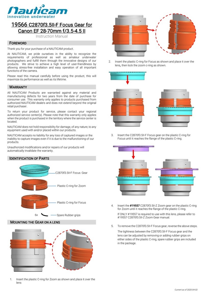 Nauticam C2870f3.5II-F User manual