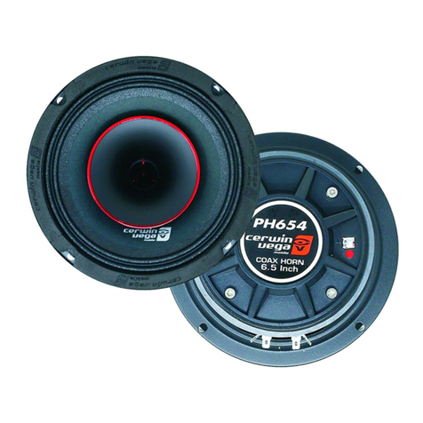 Cerwin-Vega pro mobile Series owner's manual