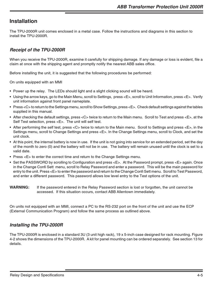 ABB TPU2000R manual