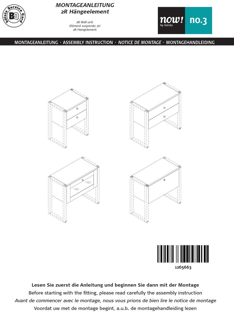 Hülsta now! no.3 6281 Assembly instruction