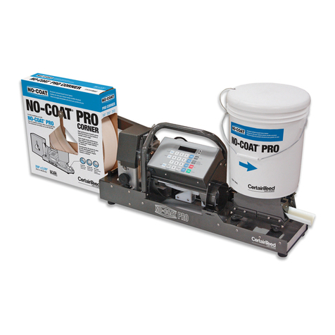 CertainTeed NO-COAT PRO operating instructions CertainTeed NO-COAT PRO operating instructions