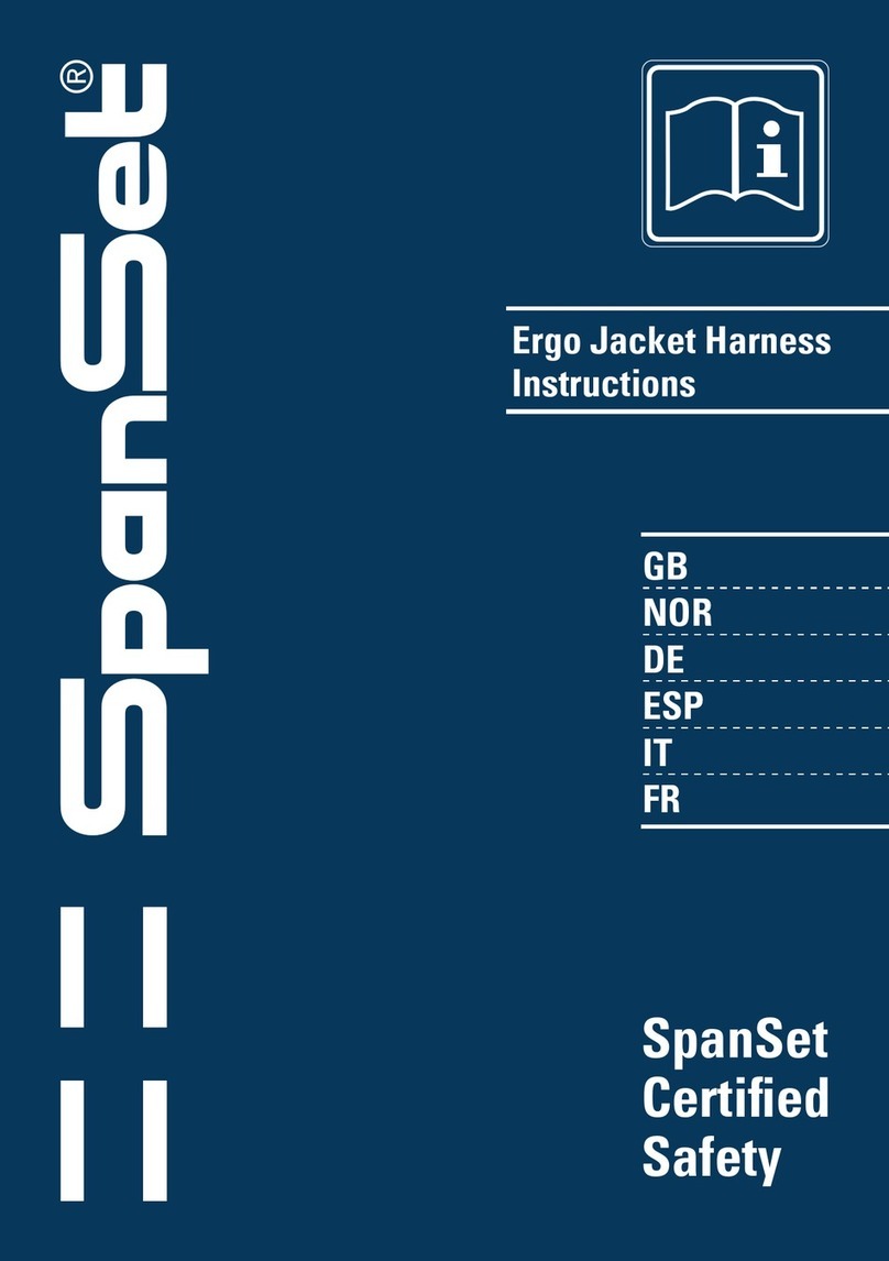 Spanset Ergo Jacket Harness instructions