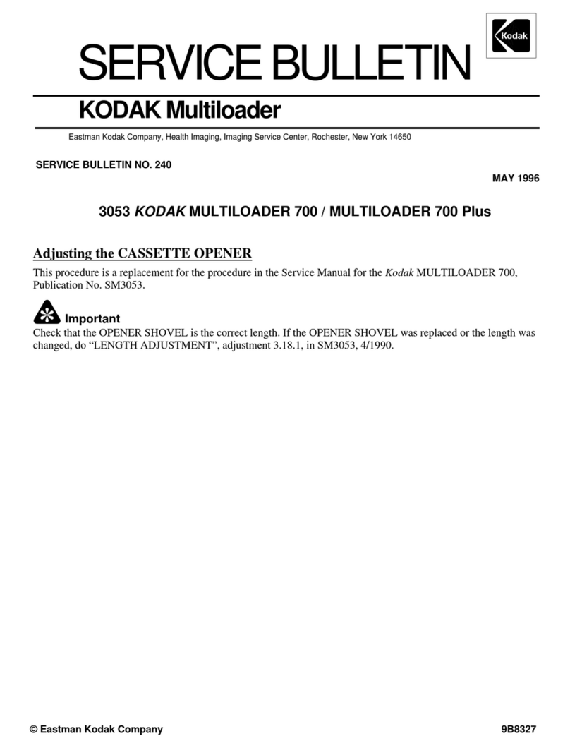 Kodak MULTILOADER 700 Reference manual