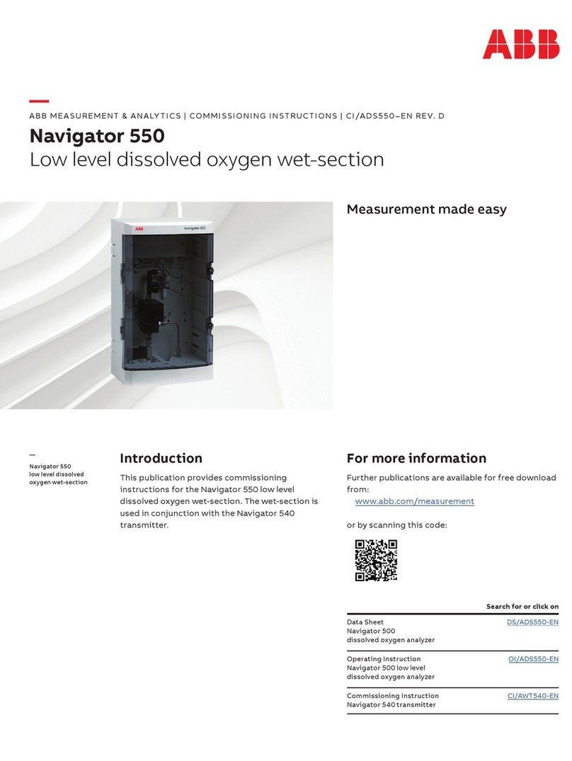 ABB Navigator 550 User manual ABB Navigator 550 User manual