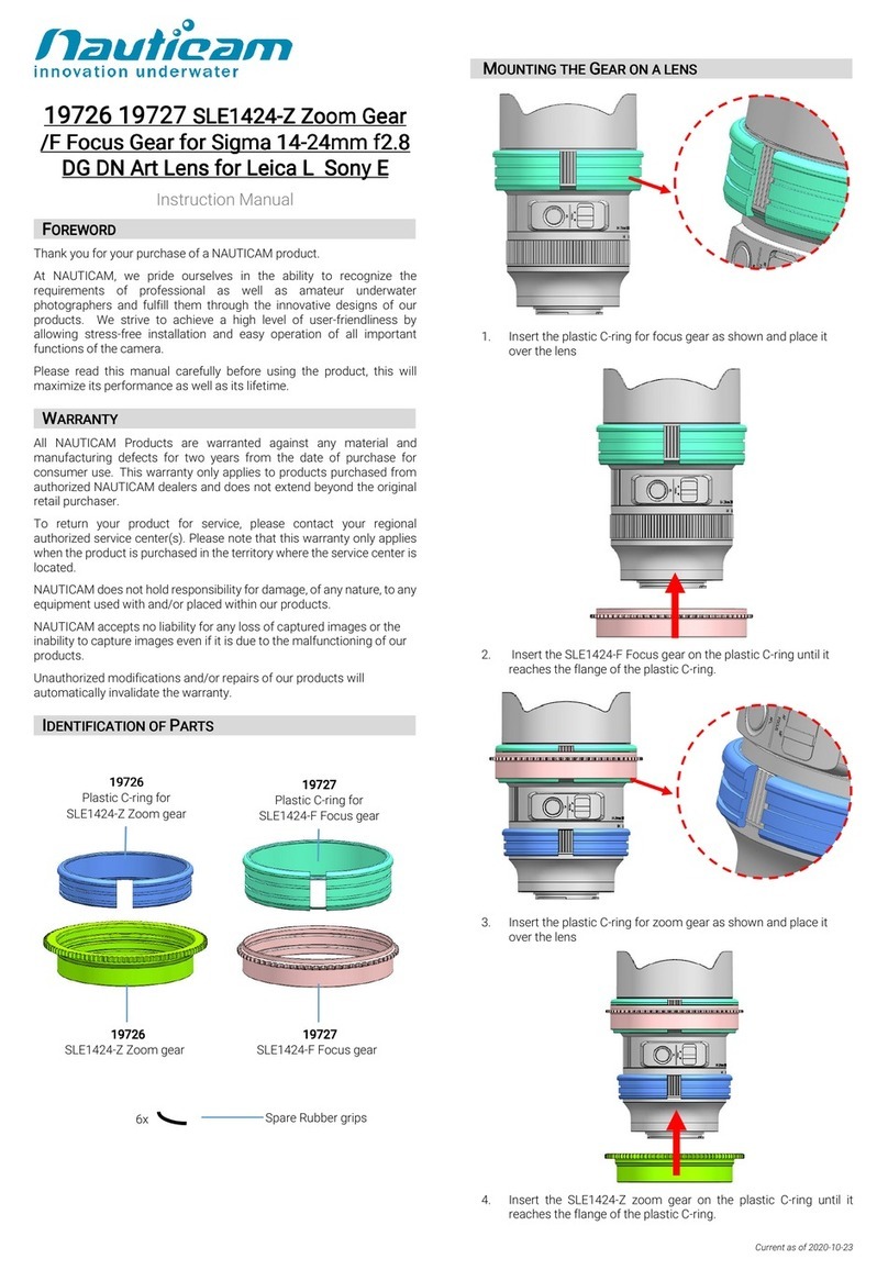 Nauticam SLE1424-Z User manual Nauticam SLE1424-Z User manual