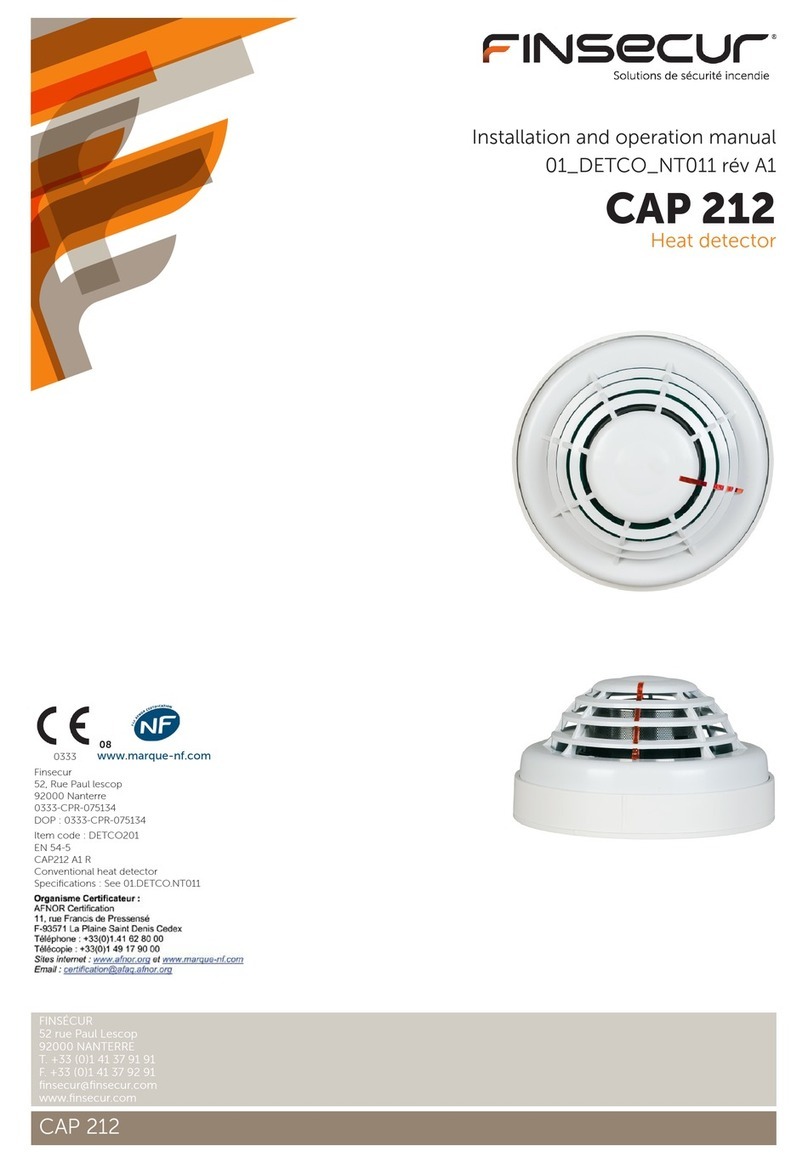 Finsecur CAP 212 Installation and operation manual Finsecur CAP 212 Installation and operation manual