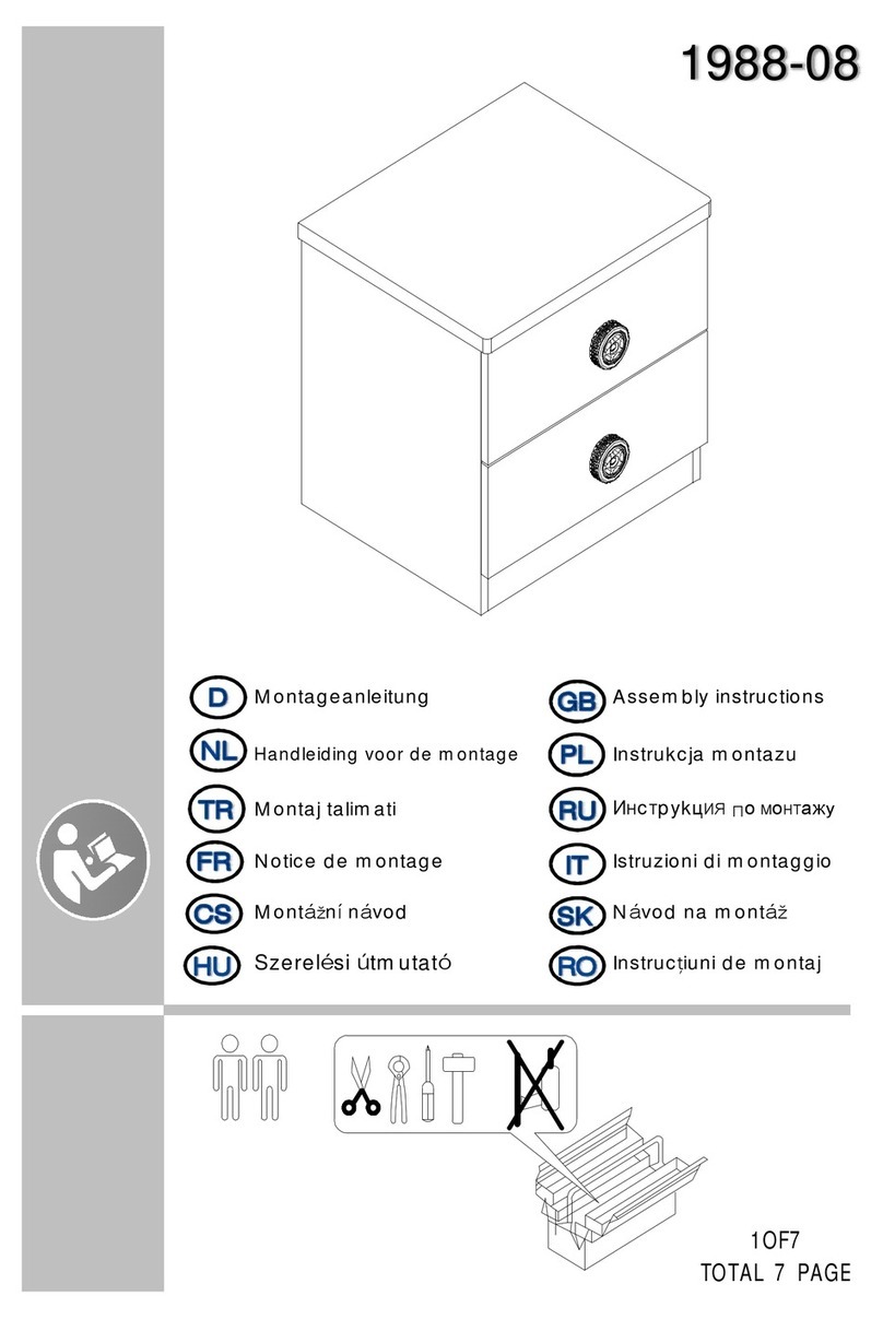 VIPACK VISC865NAR Assembly instructions