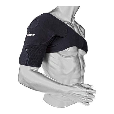ZAMST Shoulder Wrap Instructions for use