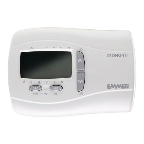 emmeti CRONO-TH Installation and use manual