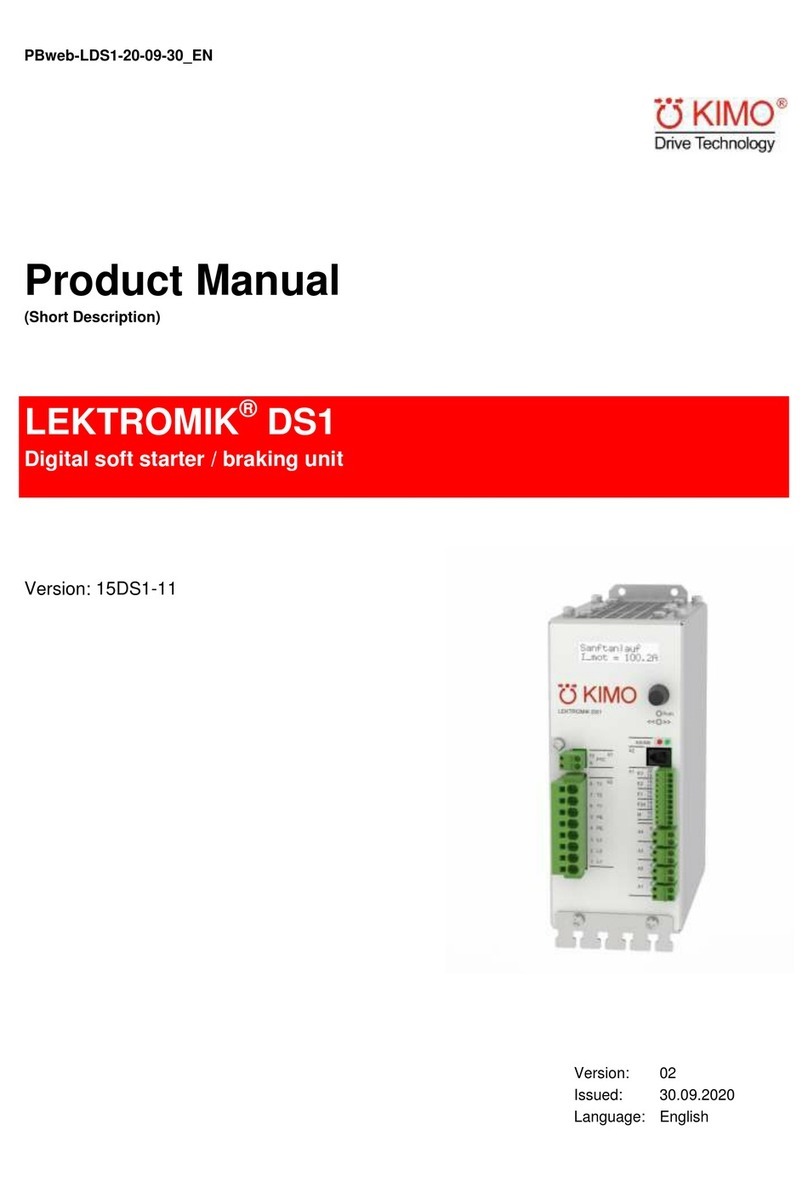 Kimo LEKTROMIK DS1 product manual