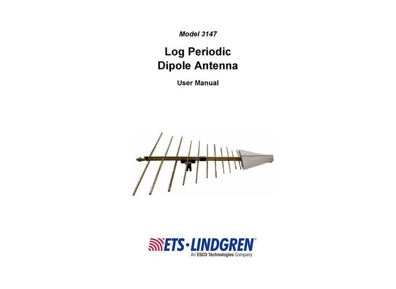 ESCO Technologies ETS-Lindgren 3147 user manual ESCO Technologies ETS-Lindgren 3147 user manual