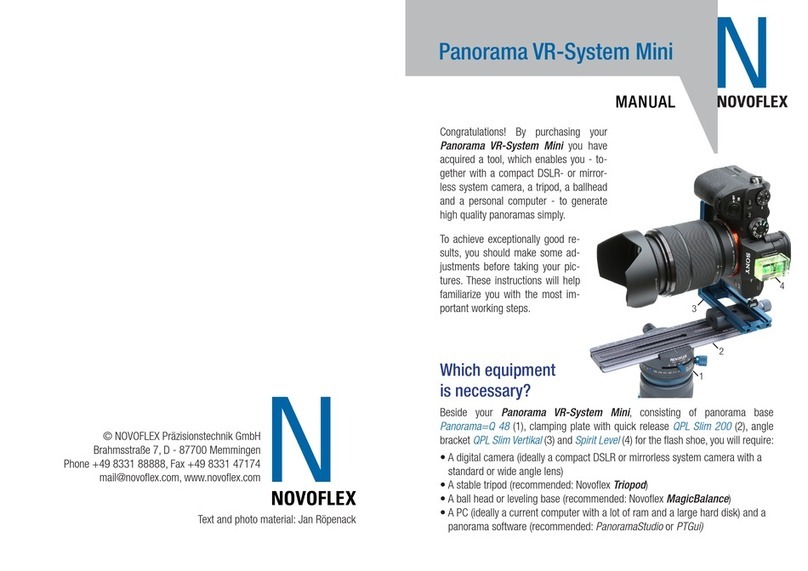 NOVOFLEX Panorama VR-System Mini User manual