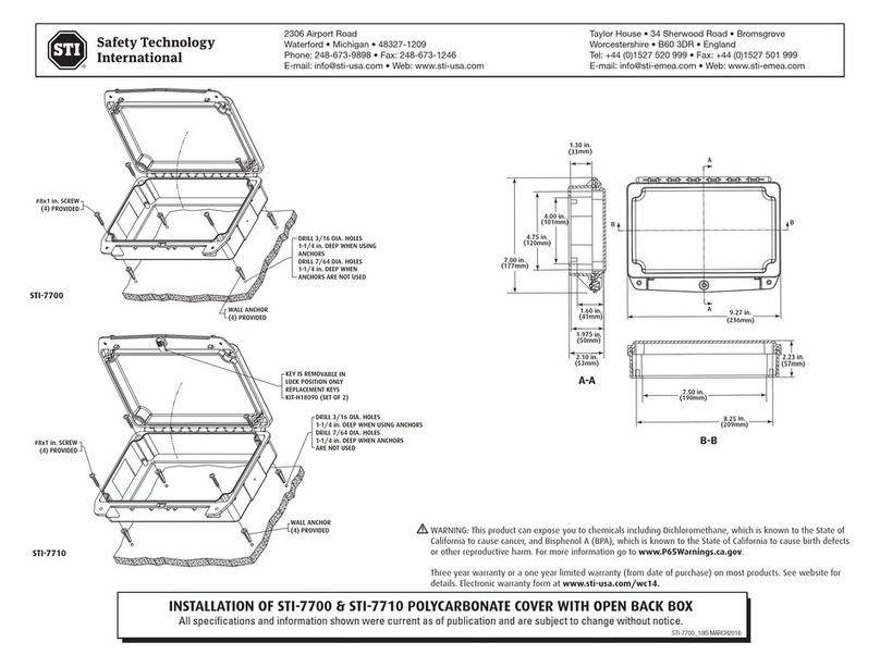 STI STI-7700 User manual