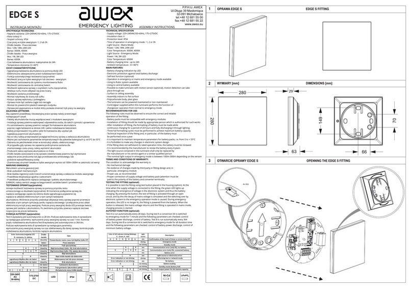 Awex EDGE S Assembly instructions
