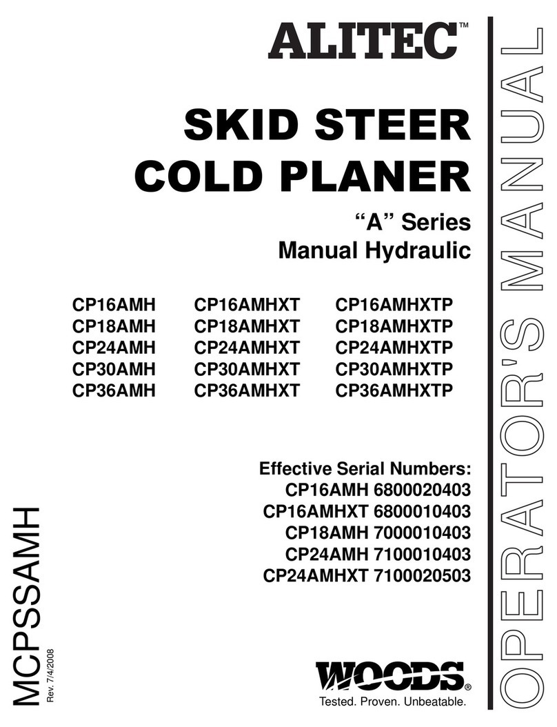 Woods Alitec A Series Operator's manual
