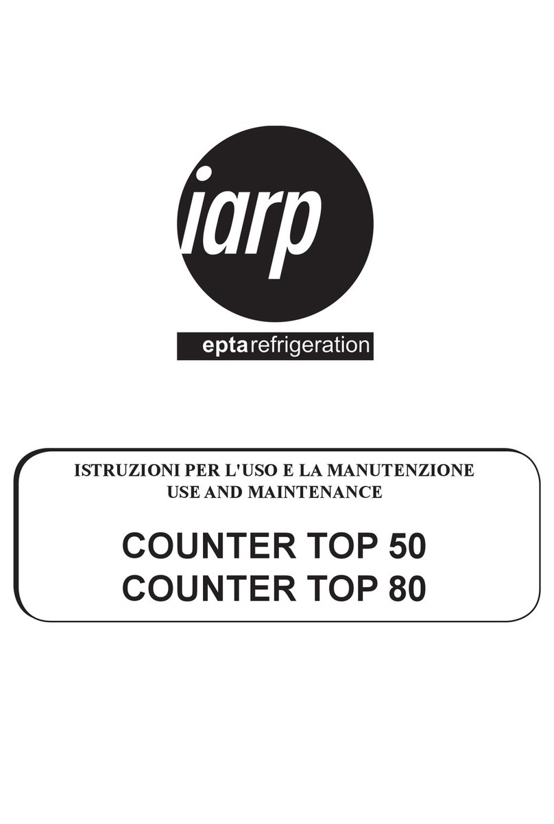 EPTA iarp COUNTER TOP 50 Use and maintenance