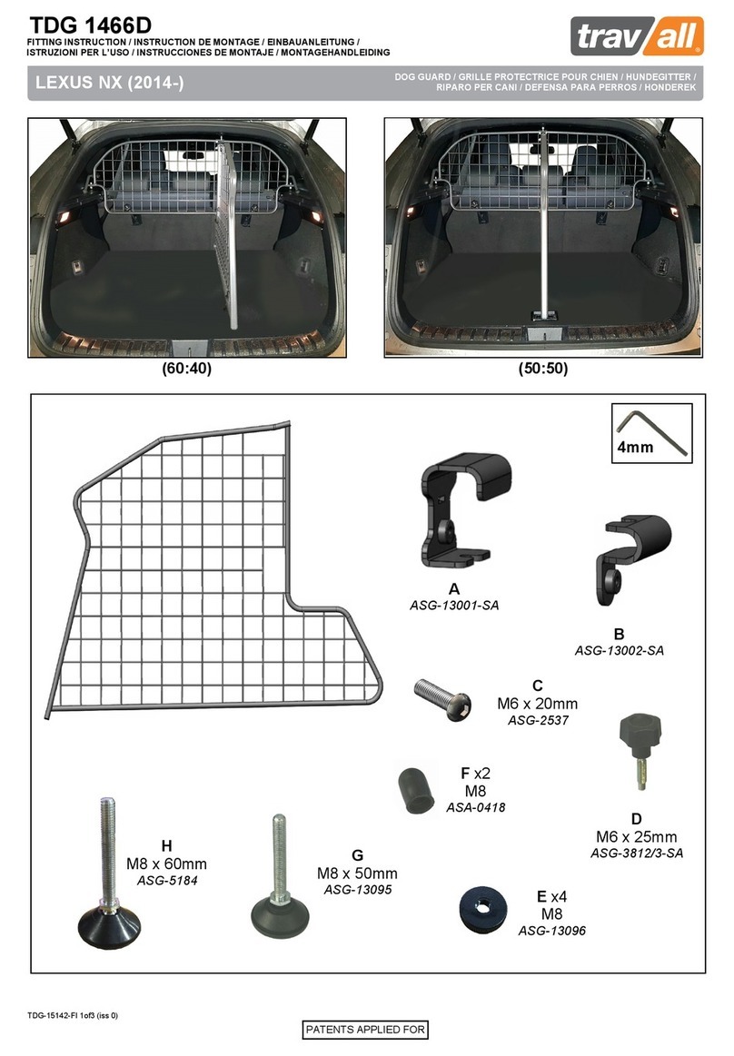 travall TDG 1466D Install guide travall TDG 1466D Install guide