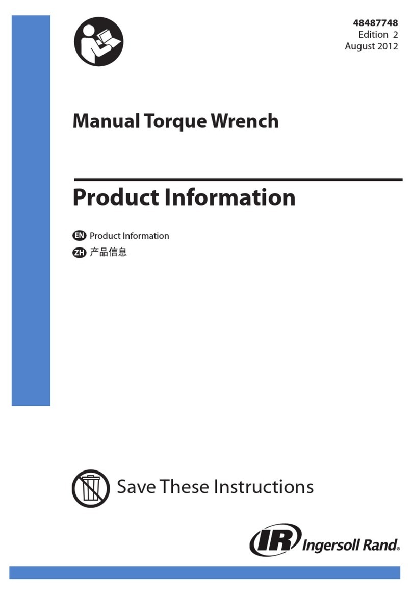 Ingersoll-Rand Manual Torque Wrench Product information Ingersoll-Rand Manual Torque Wrench Product information