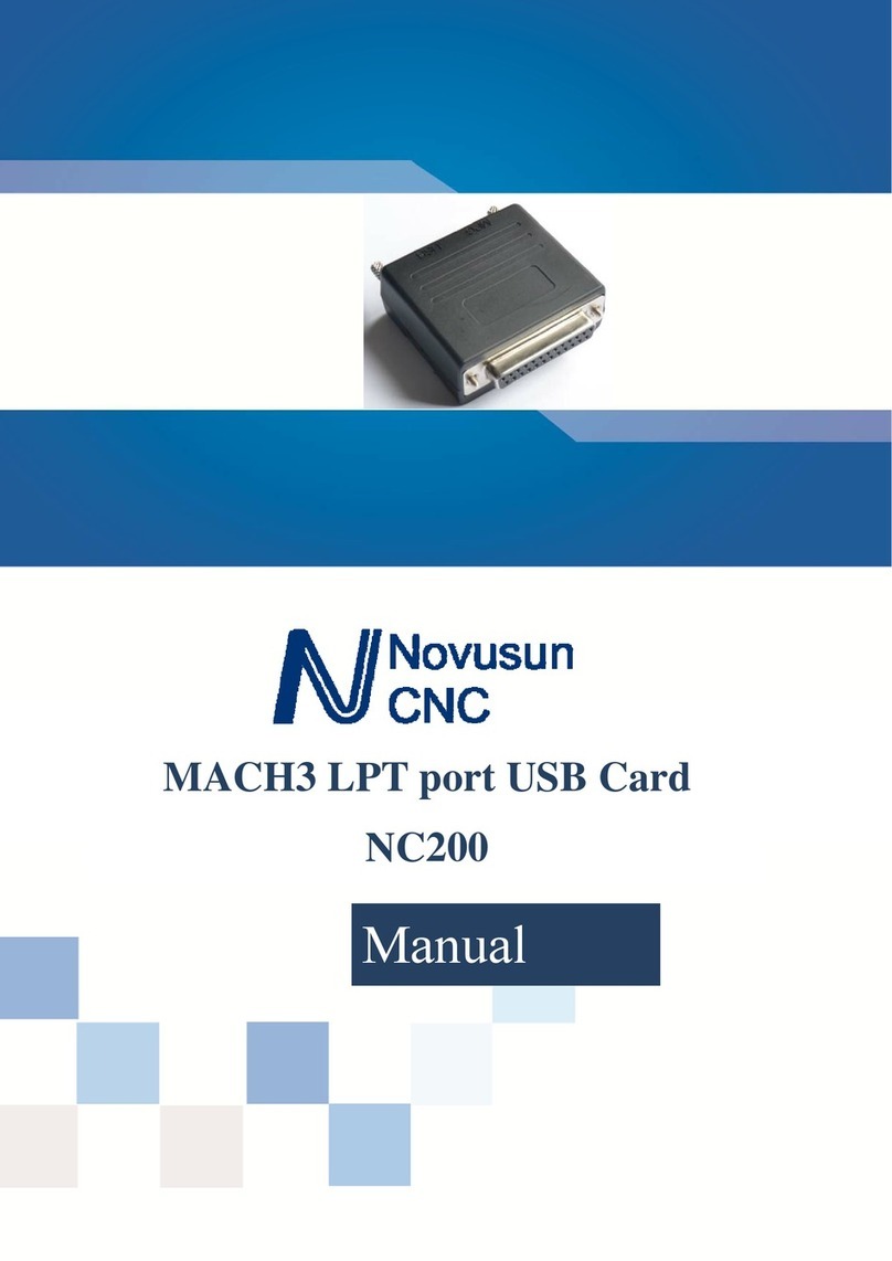 Novusun CNC NC200 User manual Novusun CNC NC200 User manual