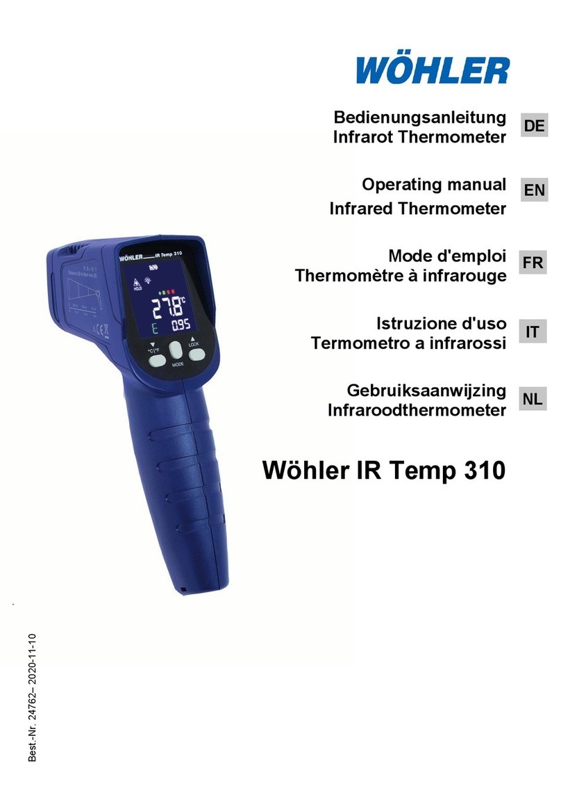 Wohler IR Temp 310 User manual