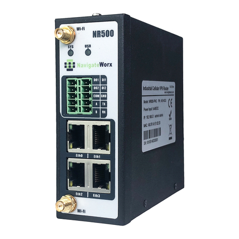 NavigateWorx NR500 NC user manual