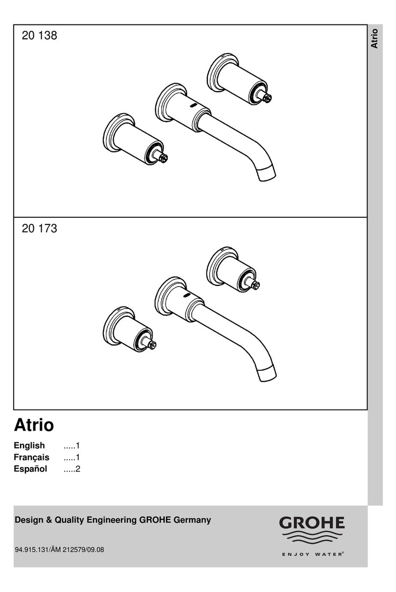 Grohe Atrio 20 138 quick start guide Grohe Atrio 20 138 quick start guide