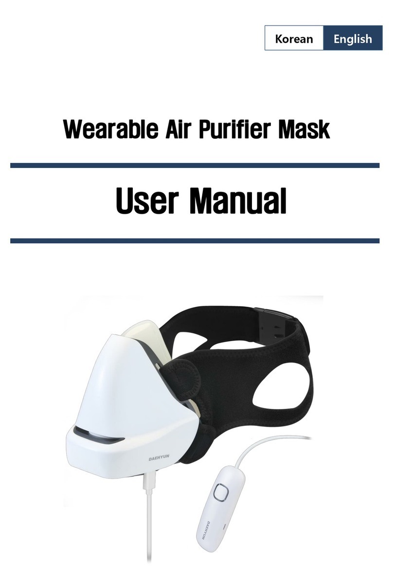 Entec Wearable Air Purifier Mask user manual