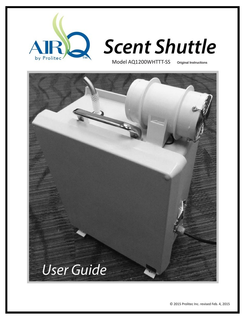 Prolitec AirQ AQ1200WHTTT-SS User manual