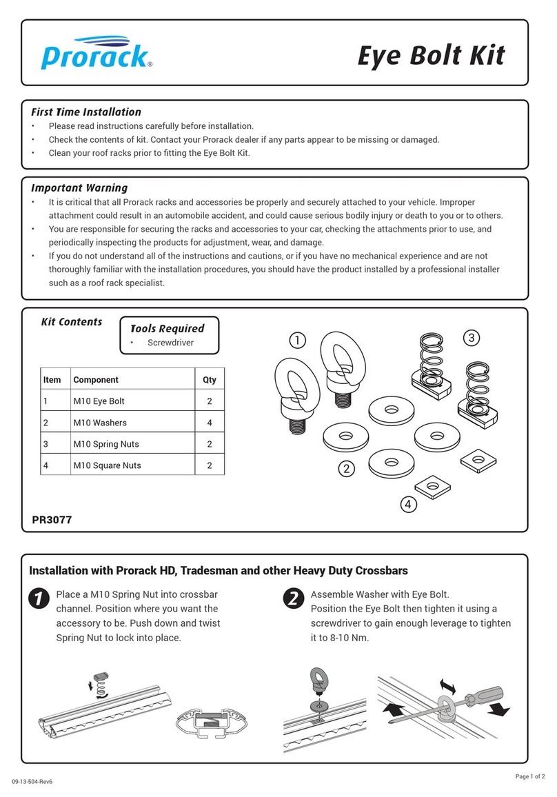 Prorack PR3077 manual