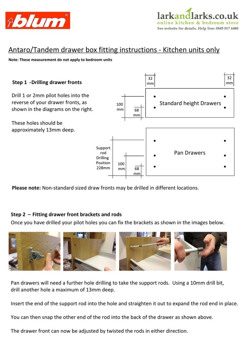 BLUM Tandem User manual