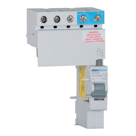 hager BD163T quick start guide