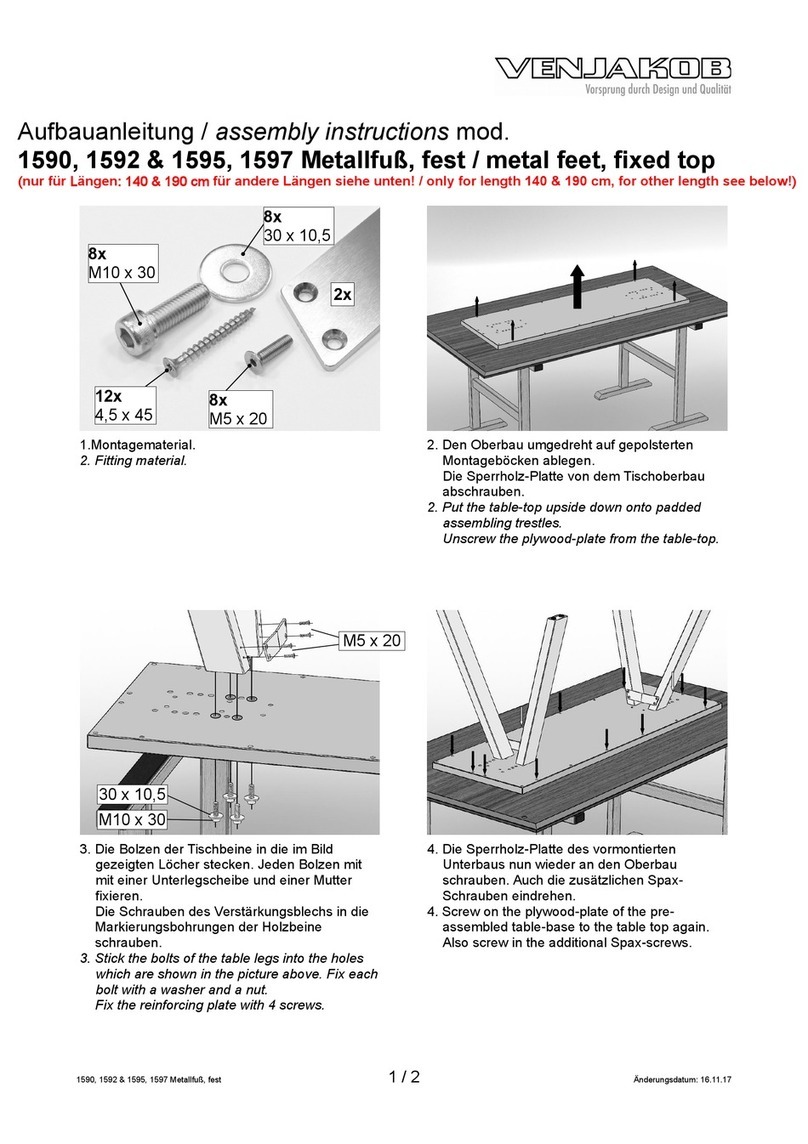 Venjakob 1590 User manual Venjakob 1590 User manual
