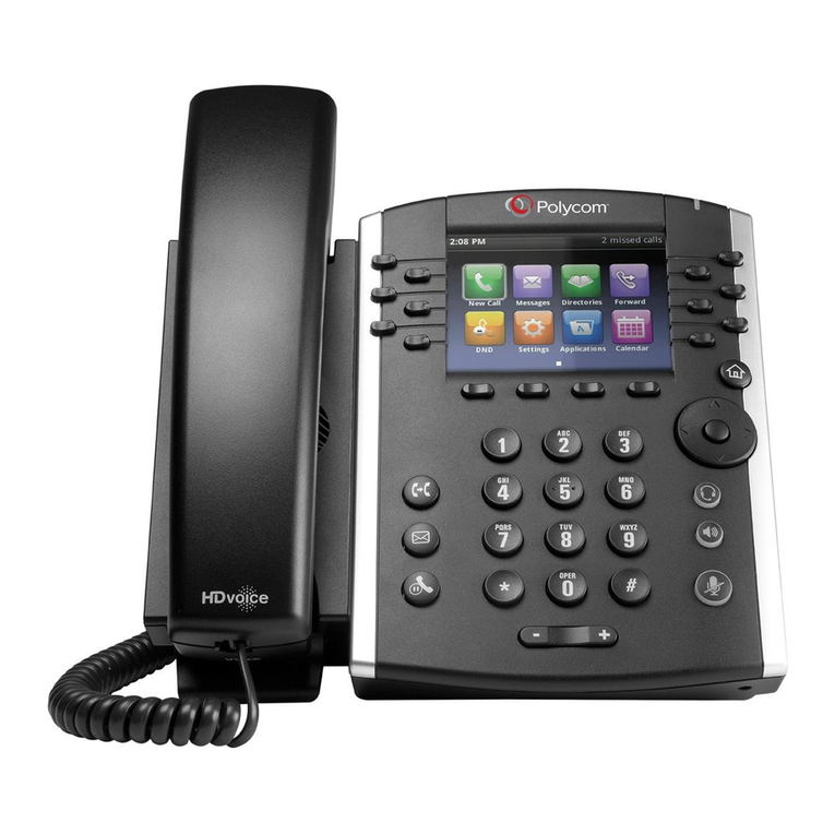 Polycom VVX 400 User manual
