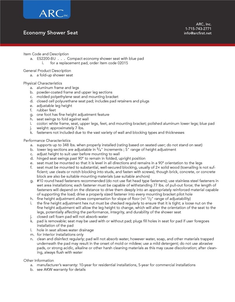 ARC ES2200-BU manual